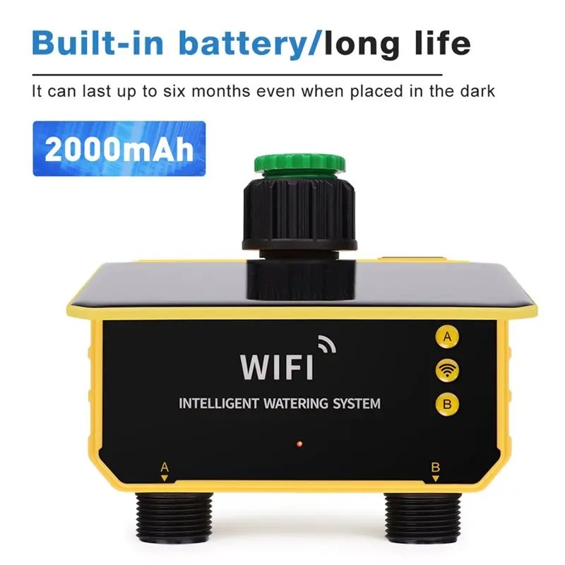 1/2 Outlets WIFI Solar Irrigat - огляд і ціна Smart Garden Hose Timer